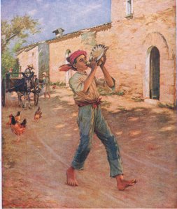 Poissons pleurant en Espagne, illustration de My Magazine, 1925