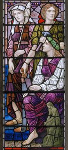 Buckland, St Mary, Lowndes & Drury, Henry Holiday, Architecture, 1918