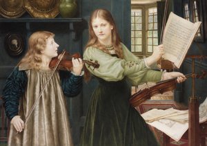 Peintures préraphaélites : Duo