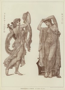 Terpsichore et Erato, par Henry Holiday - Henry Holiday