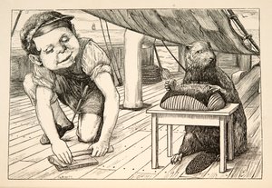Le castor regardait dans la direction opposée, pub. 1876