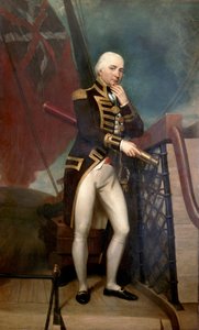 Portrait du contre-amiral Cuthbert Collingwood (1748-1810), second de Horatio Nelson (1758-1805) à la bataille de Trafalgar (1805)