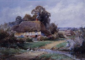 Un gué dans le Hampshire - Henry John Sylvester Stannard