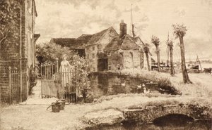 Sans titre [Scène de village]