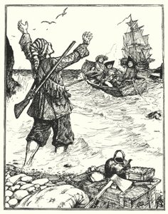 Alexander Selkirk (lithographie) - Henry Justice Ford