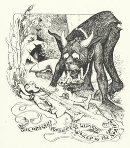 Comment le Draken a trouvé Herr Lazarus endormi près de la source - Henry Justice Ford