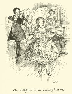 Elle se réjouissait de ses leçons de danse
