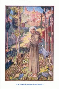 Saint François prêche aux oiseaux