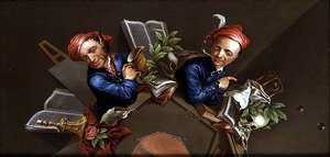 Une vanité anamorphique - Henry Kettle