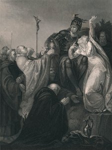Saint Augustin devant Ethelbert, milieu 19ème siècle