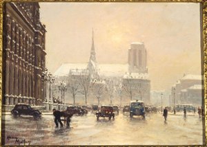 Notre-Dame vue de la Place de l