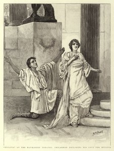 Hypatie au théâtre Haymarket, Philammon déclarant son amour pour Hypatie