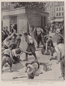Le massacre des chrétiens dans les rues de Galata