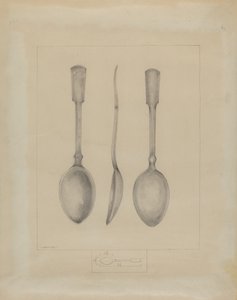 Cuillère en étain - Henry Meyers