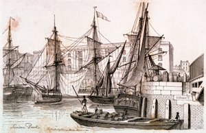 Les docks de Londres - Henry Moses
