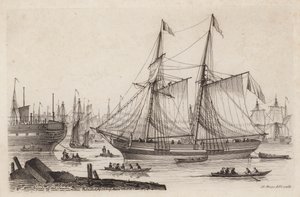 Navires au large de la Tour