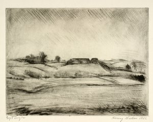 Paysage ouvert avec ferme - Henry Nielsen