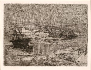 Bateaux de pêche chavirés, Bretagne - Henry Ossawa Tanner