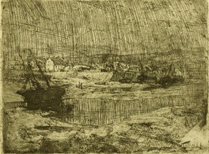 Bateaux de pêche chavirés, Bretagne - Henry Ossawa Tanner