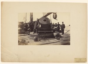 Mortier [sur la] goélette américaine C.P. Williams, Port Royal, S.C. - Henry P. Moore