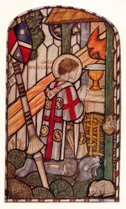 Sir Galahad. Conception pour une fenêtre à Kelvin-Side, Glasgow, vers 1914