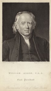 William Allen - Premier président de la Société pharmaceutique de Grande-Bretagne (1770-1843) (gravure) - Henry Perronet (after) Briggs