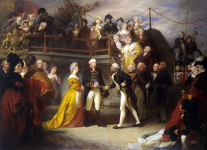 Visite du roi George III (1738-1820)