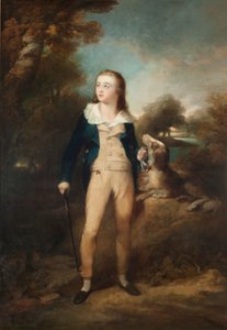 Maître Cathcart et chien, vers 1810