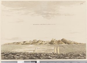 Page 16 Otaheite, quand la pointe Vénus est à S.O. par O. à 5 miles de distance, 1768-75