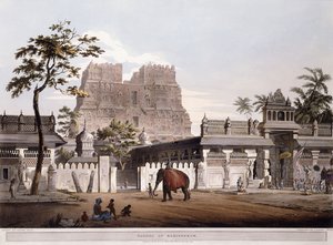 Pagode à Ramisseram, 1803