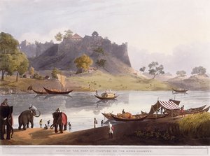 Ruines du port de Juanpore sur la rivière Goomtee