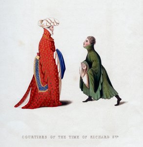 Robe de cour, 14ème siècle, 1843