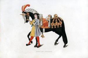 Cheval et accompagnateur, c1511, 1843