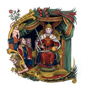 Lettre initiale C, 1563, 1843