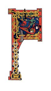 Lettre initiale F, 12e siècle