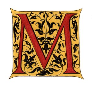 Lettre initiale M, 1843