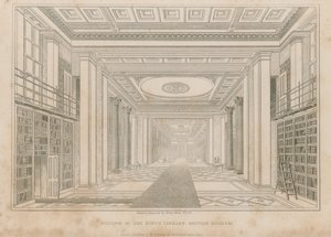 Intérieur de la bibliothèque du roi, British Museum - Henry Shaw