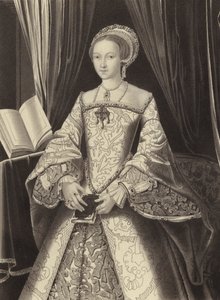 Princesse Élisabeth, la future reine Élisabeth I, vers 1545 - Henry Shaw