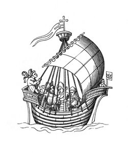 Navire à voile, 1445, 1843