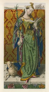 Sainte Agnès, vers 1520, d