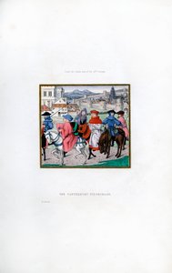 Le pèlerinage de Canterbury, fin du 15ème siècle, 1843