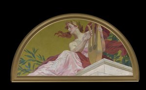 Muse de la Poésie Lyrique, 1893 - Henry Siddons Mowbray