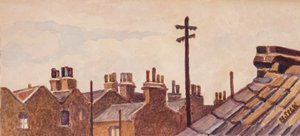 Toits depuis Rounton Road, vers 1930