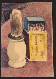 Blaireau et allumettes, vers 1930