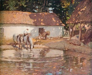 Une ferme picarde, vers 1900