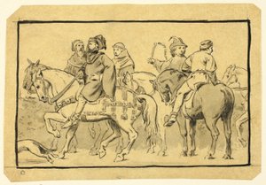 Pèlerins de Canterbury - Henry Stacy Marks