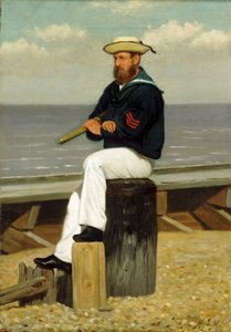 Marin en vigie, vers 1855
