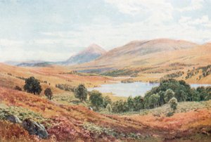 Tomdoun, Glen Garry, Inverness-Shire (lithographie couleur)