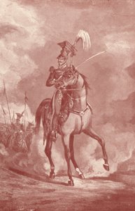 Officier, 9e lanciers, vers 1825