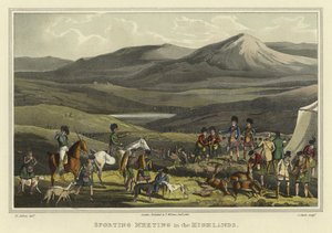 Réunion sportive dans les Highlands